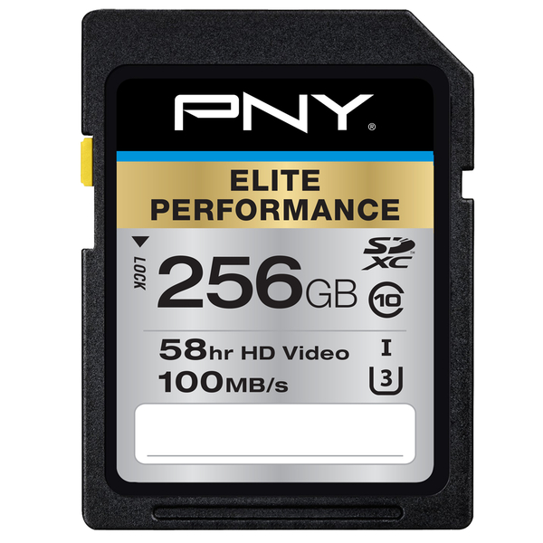 PNY Elite performance U3 SDXC存储卡 256GB 图1