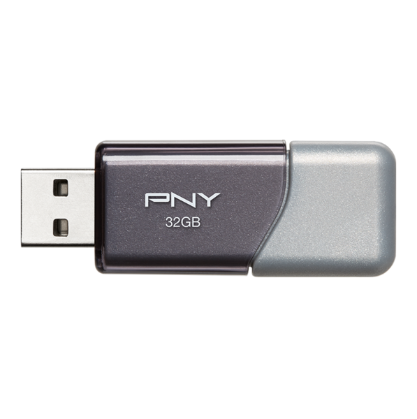 PNY Turbo Attache 3 USB 3.0 U盘 32GB 正面