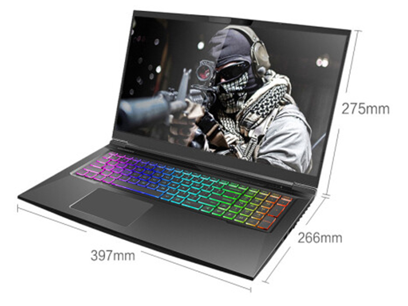 机械革命深海泰坦X3(酷睿i7-9750H/16GB/512GB/GTX1660Ti)侧视