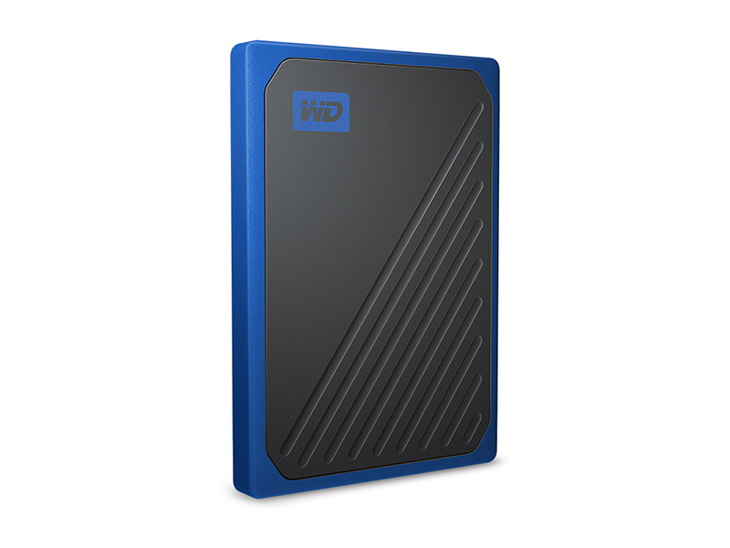 西部数据My Passport Go 1TB(WDBMCG0010BBT)45度正面