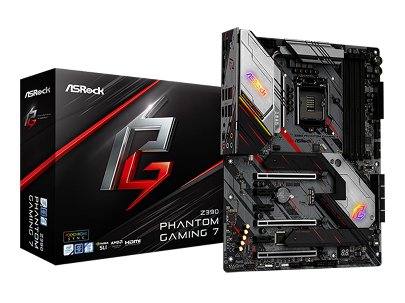 华擎Z390 Phantom Gaming 7配盒图