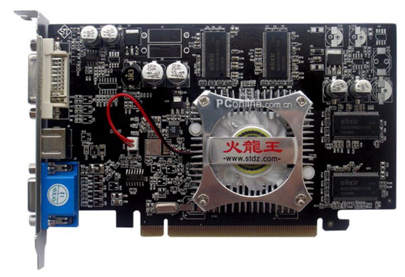 火龙王战神 X300 128MB 128Bit PCI-E 正面