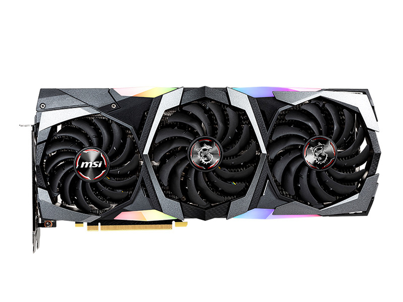 微星魔龙 GeForce RTX 2070 SUPER GAMING X TRIO 正面