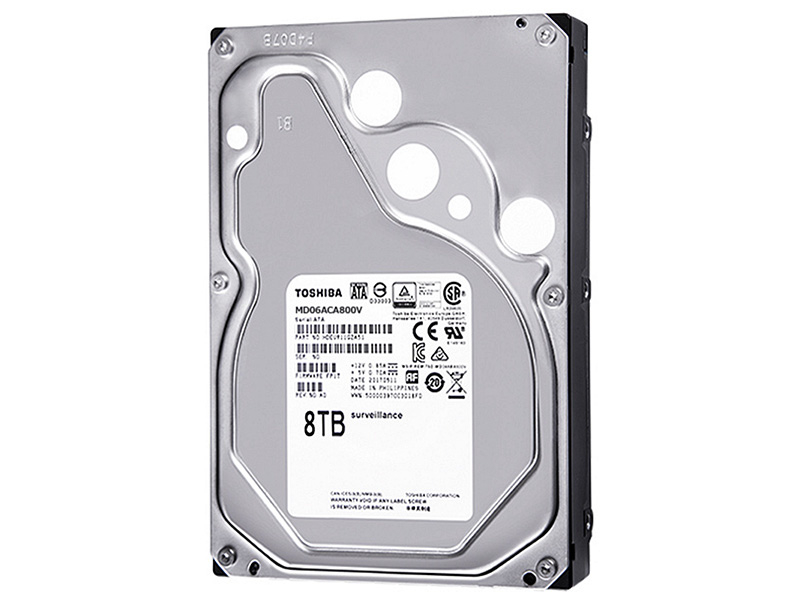 东芝监控 8TB 256M SATA 硬盘(MD06ACA800V)