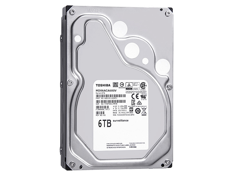 东芝监控 6TB 256M SATA 硬盘(MD06ACA600V)