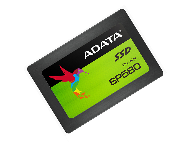 威刚SP580 480G SATA3 SSD45度正面