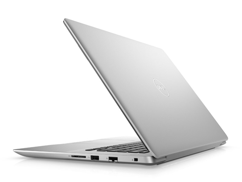 戴尔Inspiron 灵越 15 5000系列 5580(酷睿i7-8565U/8GB/512GB/MX250/银色)背面斜视