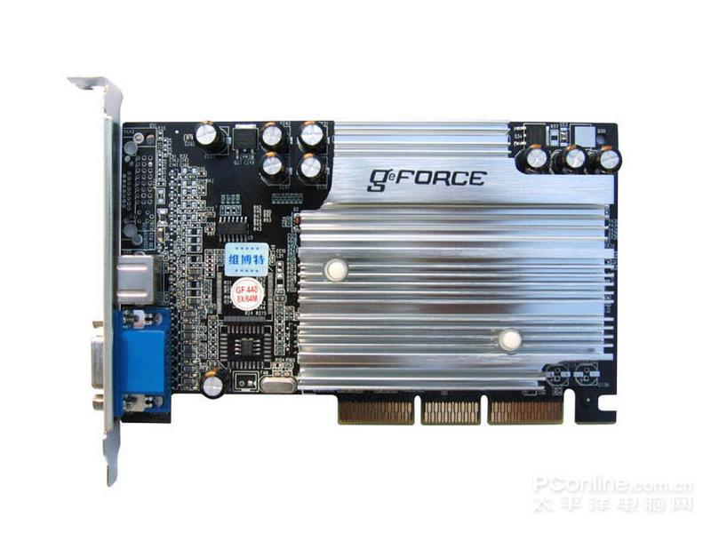 维博特GF4 MX440 64M DDR 正面