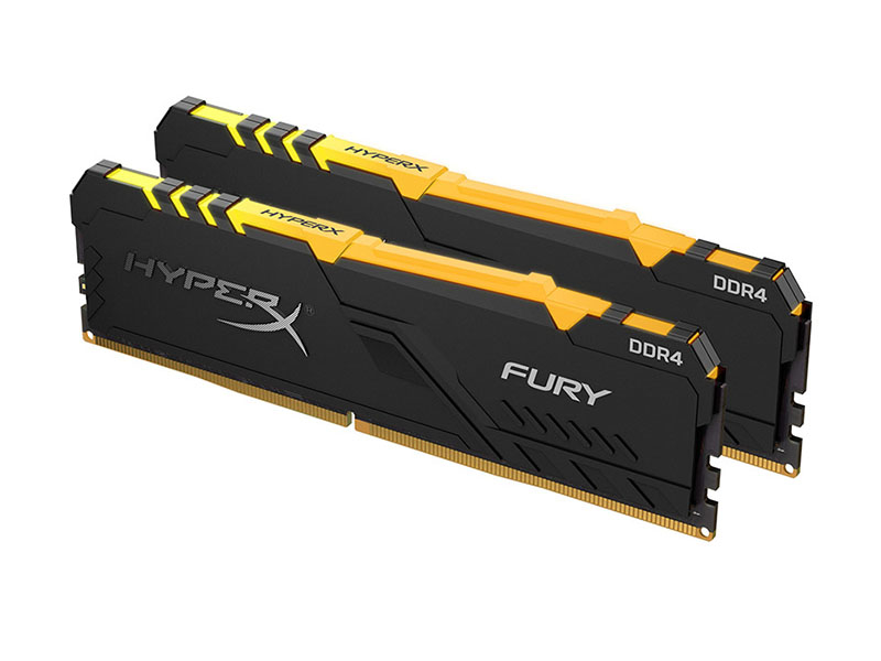 金士顿骇客神条 RGB Fury系列 DDR4 2666 16GB(8G×2)