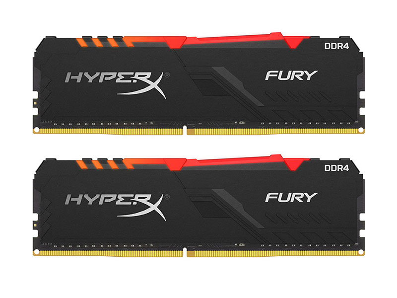 金士顿骇客神条 RGB Fury系列 DDR4 3200 16GB(8G×2) 主图