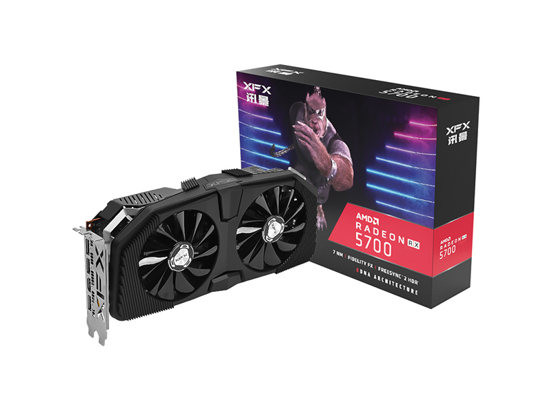 讯景RX 5700 8GB 黑狼版