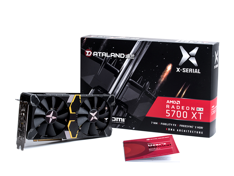 迪兰RX 5700 XT 8G X战将配盒图