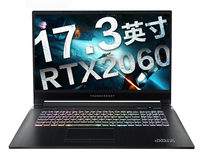 雷神新911MP伪装者(酷睿i7-9750H/16GB/512GB/RTX2060/144Hz)前视