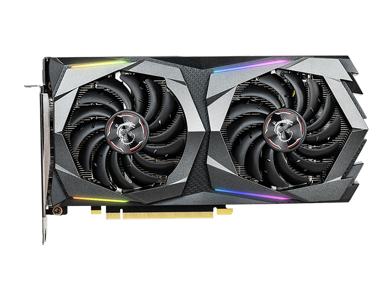 微星魔龙 GeForce GTX 1660 SUPER GAMING X正面