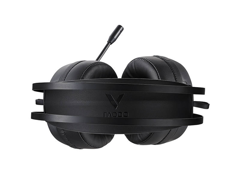 雷柏VH500虚拟7.1声道游戏耳机俯视
