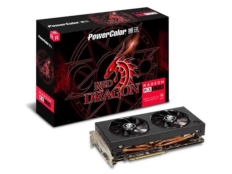 撼讯RX590红龙效果图