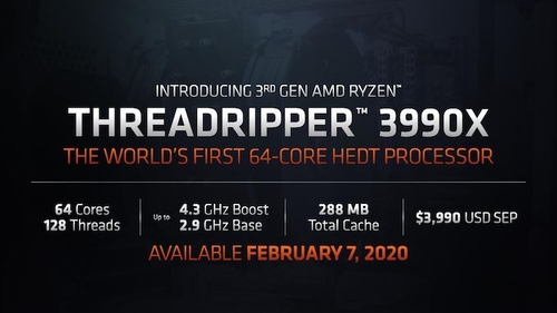 AMD 锐龙 Threadripper 3990X