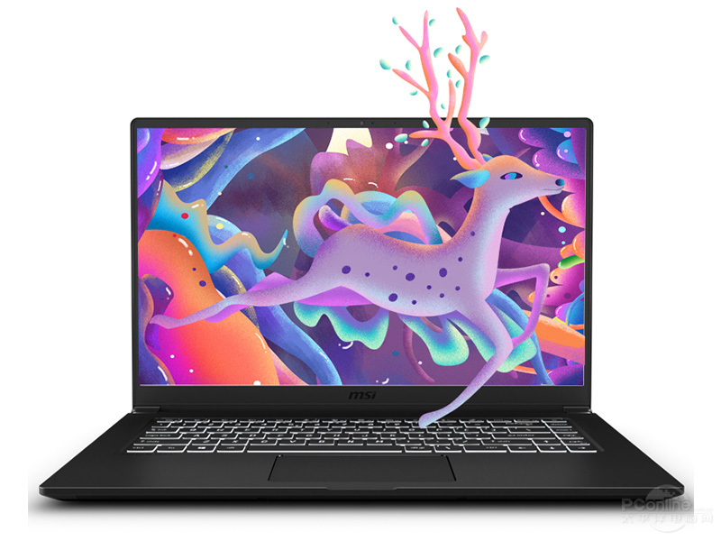 msi微星Modern 15(酷睿i5-10210U/8GB/512GB) 前视