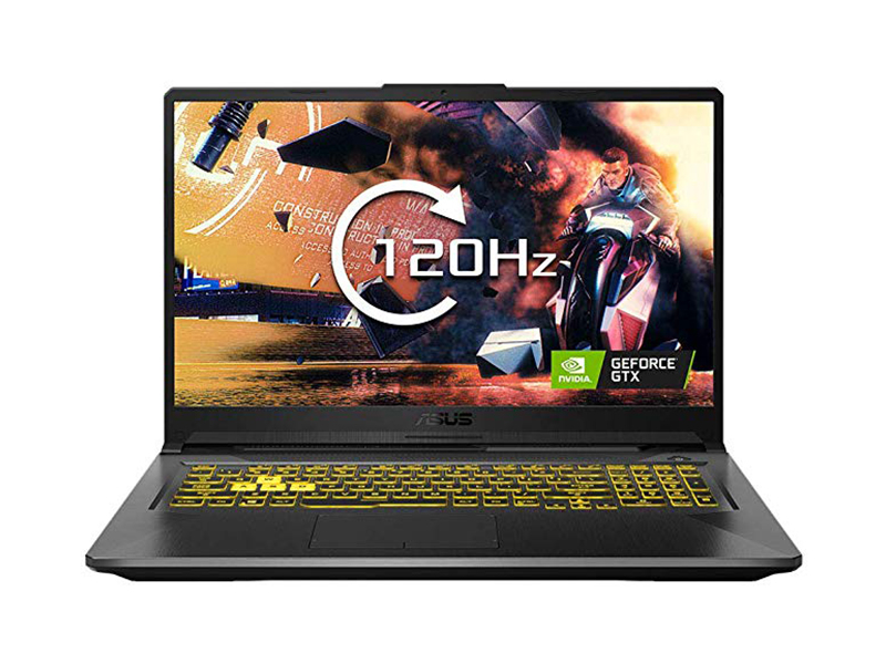 华硕TUF Gaming A17(R7 4800H/16GB/1TB/GTX 1660Ti) 前视