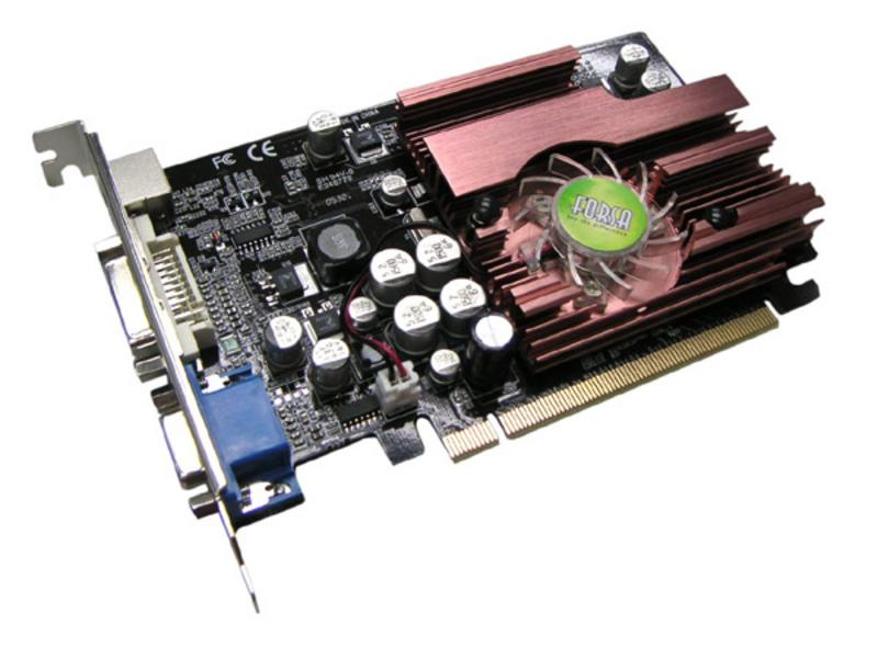 富彩6200TC 16X PCI-E标准版 正面