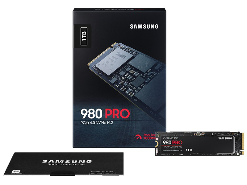 三星980 Pro 1TB NVMe M.2 SSD