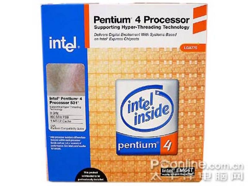 Intel Pentium4 531(64位/盒) 主图