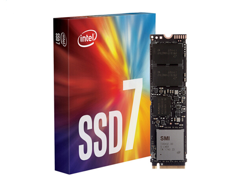 Intel 760P 1TB NVMe M.2 SSD配盒图