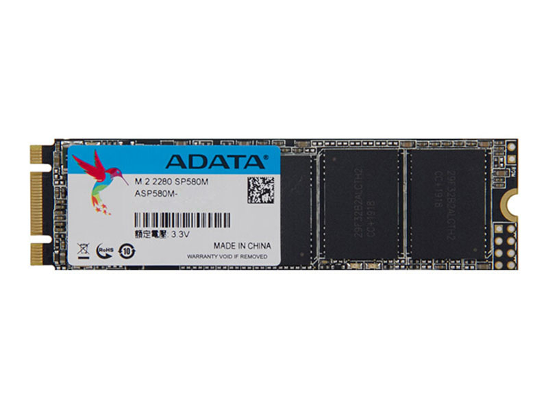 威刚SP580 M2 240GB M.2 SSD 正面