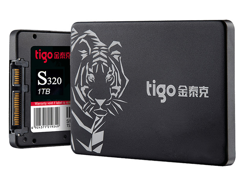 金泰克S320 1TB SATA3 SSD 正面