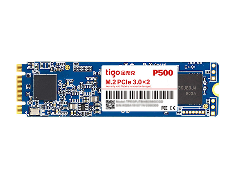 金泰克P500 512GB NVMe M.2 SSD 正面