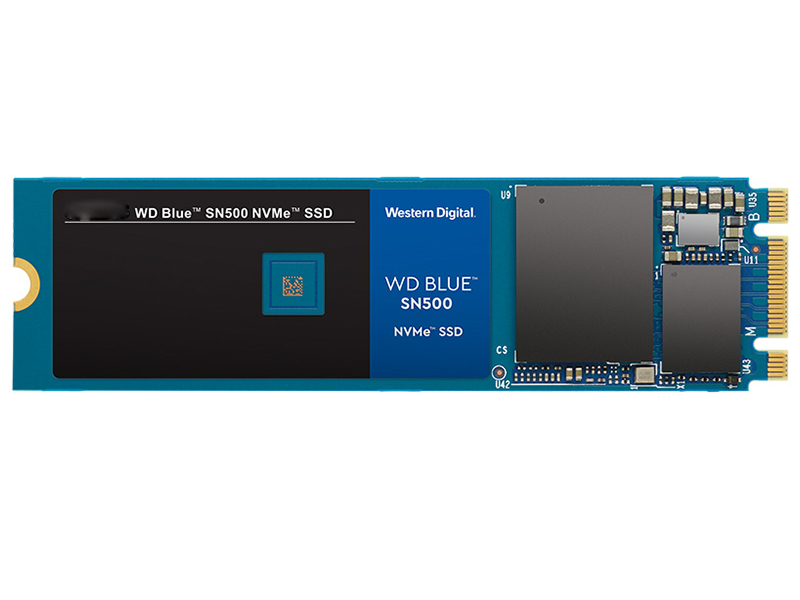 西部数据Blue SN500 250GB NVMe M.2 SSD 正面