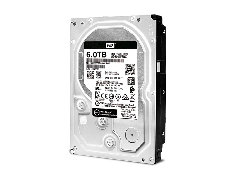 西部数据黑盘 6TB 256M SATA 硬盘(WD6003FZBX)