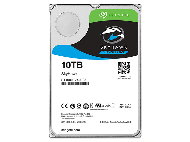 希捷酷鹰 10TB 256M SATA 硬盘(ST10000VX0008)