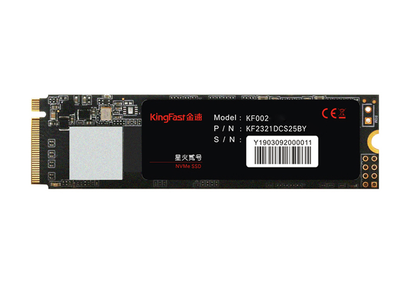 金速KF002 128GB NVMe M.2 SSD正面