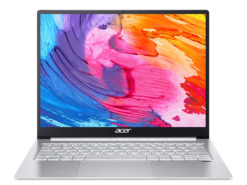 宏碁新蜂鸟Swift3 SF313-52-74F1(酷睿i7-1065G7/16GB/1TB) 前视