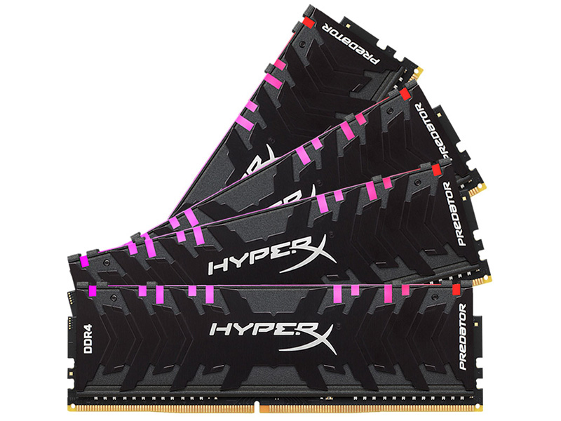 金士顿骇客神条 RGB Predator掠食者系列 DDR4 3600 32GB(8GB×4) 主图