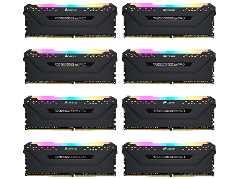 美商海盗船复仇者RGB PRO DDR4 3600 128GB(16GB×8) 主图