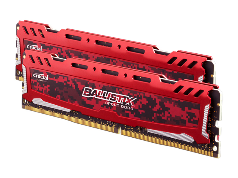 英睿达铂胜运动 DDR4 2666 16GB(8GB×2)