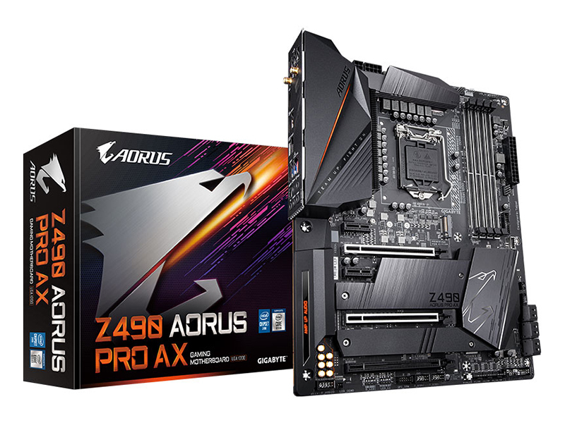 技嘉Z490 Aorus Pro AX配盒图