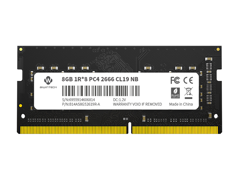 佰微DDR4 2666 8GB 笔记本内存 图片