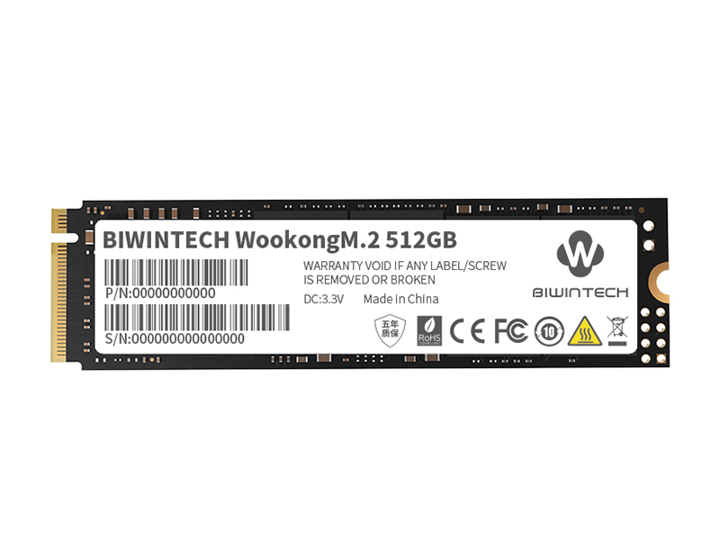 佰微WooKong 512GB M.2 SSD