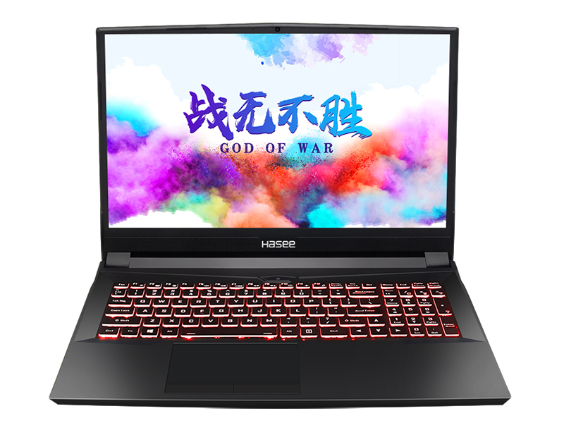 神州战神TX9-CU5DK(酷睿i5-10400/16GB/256GB+1TB/RTX2070/144Hz) 前视