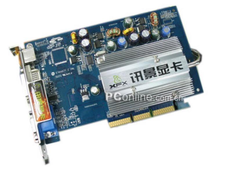 讯景6200A GDDR3热管版 正面