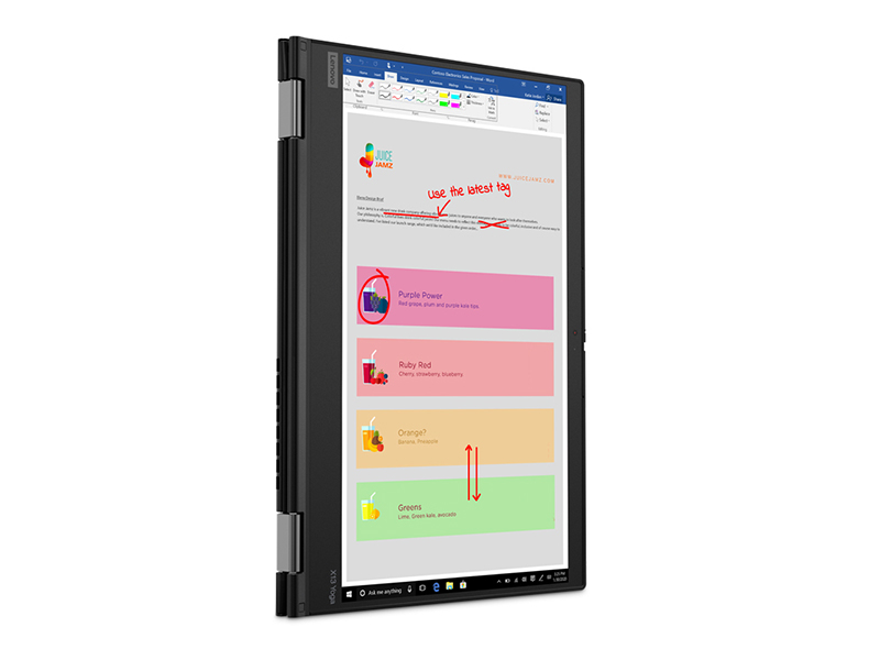 联想ThinkPad X13 Yoga(酷睿i7-10510U/8GB/512GB/触控屏)效果图2