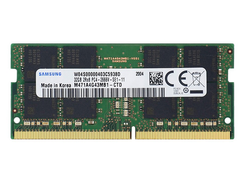 三星DDR4 2666 32GB笔记本 图片