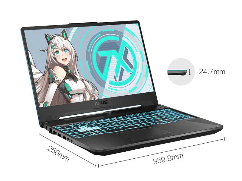 华硕天选(R7-4800H/16GB/512GB/GTX1660Ti/15.6英寸)效果图