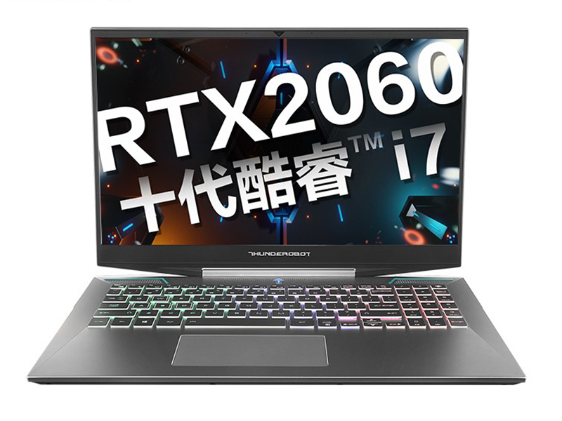 雷神911 Pro钛空二代(酷睿i7-10750H/16GB/512GB/RTX2060/144Hz) 前视