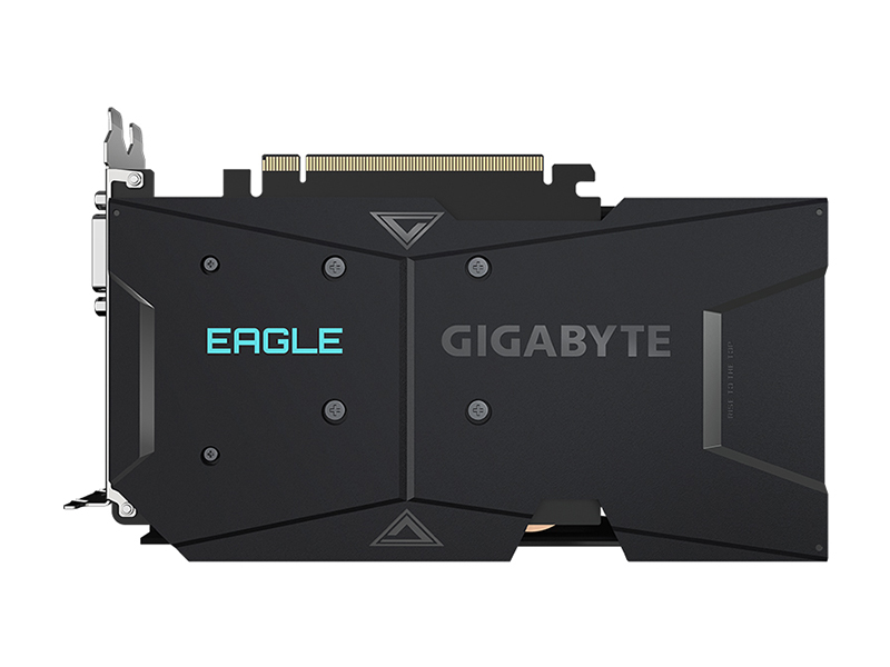 技嘉GeForce GTX1650 EAGLE OC 4GD背面