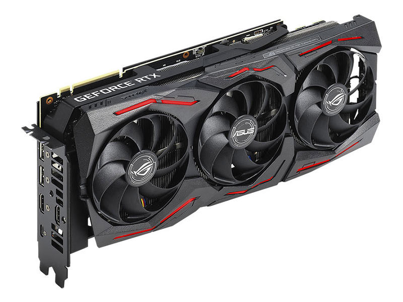 华硕ROG STRIX GeForce RTX2060S A8G EVO GAMING45度正面