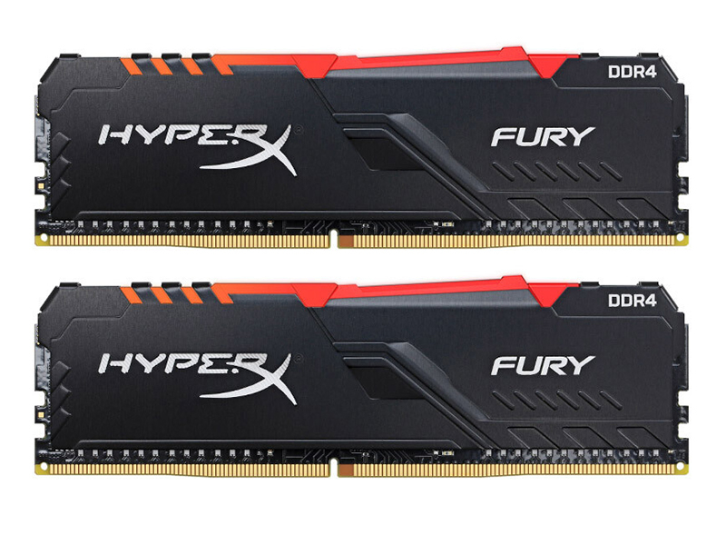 金士顿骇客神条 RGB Fury系列 DDR4 3600 32GB(16GB×2)主图